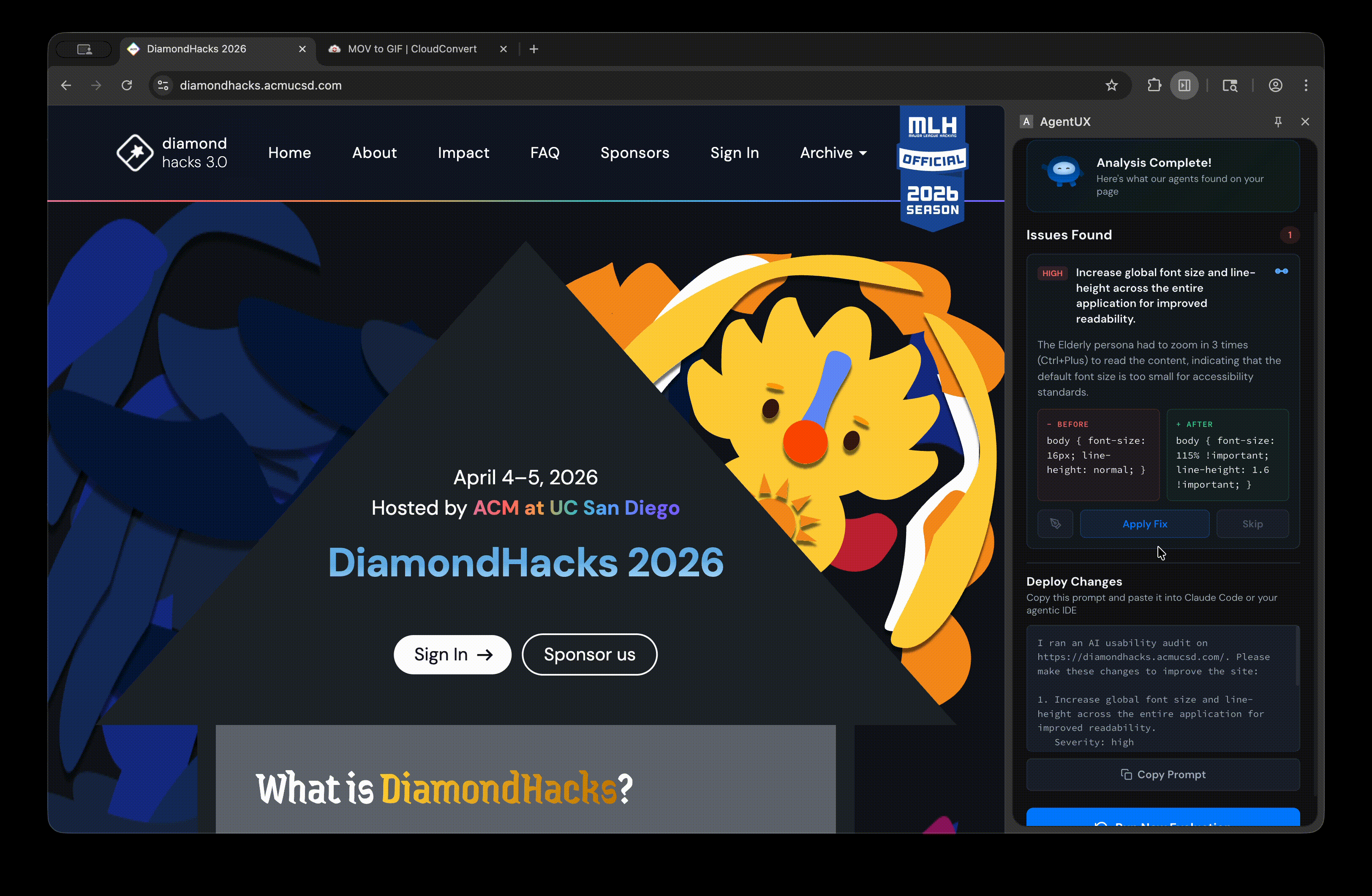 Apply Fixes Instantly